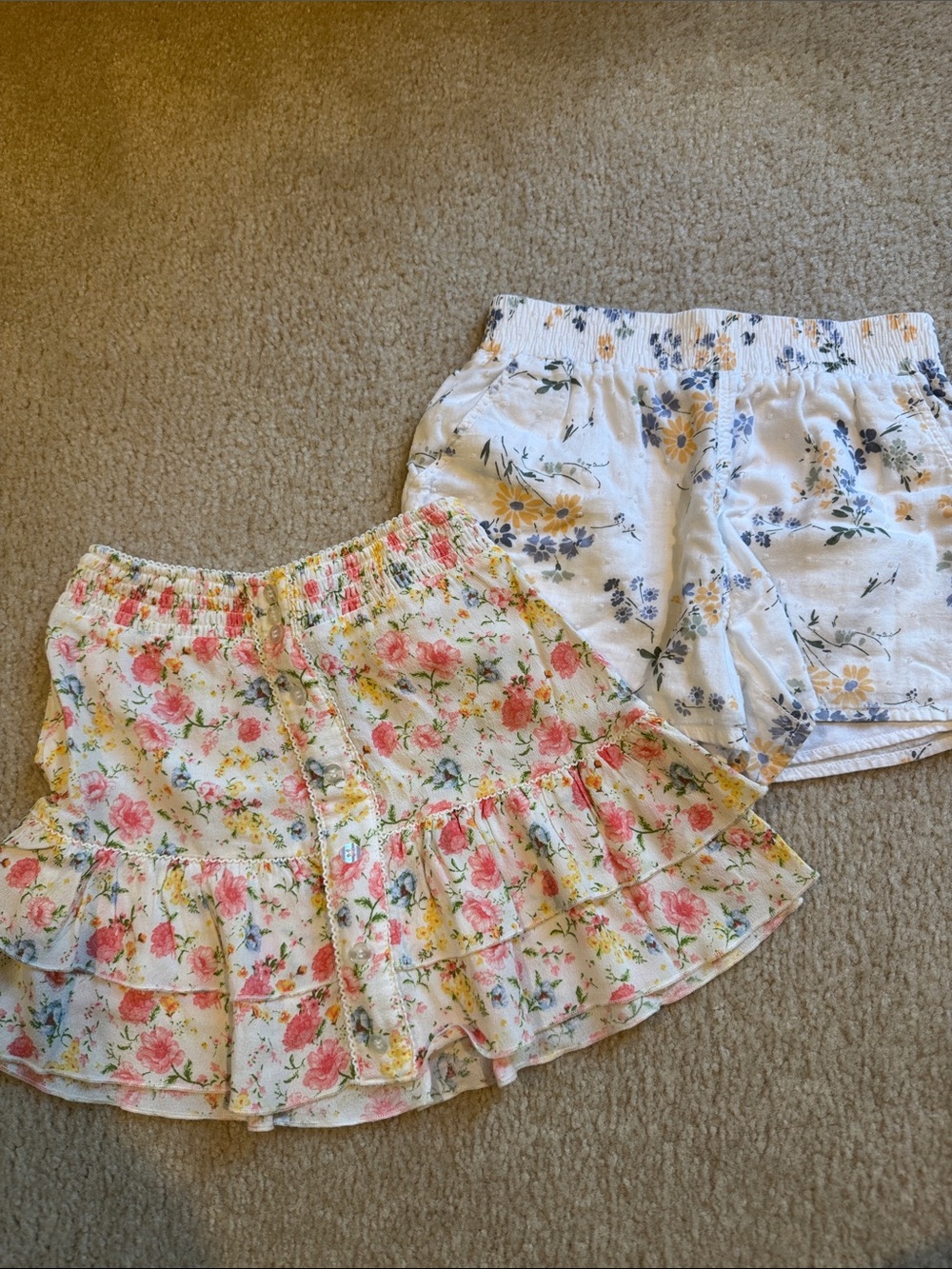 Girls floral bottoms